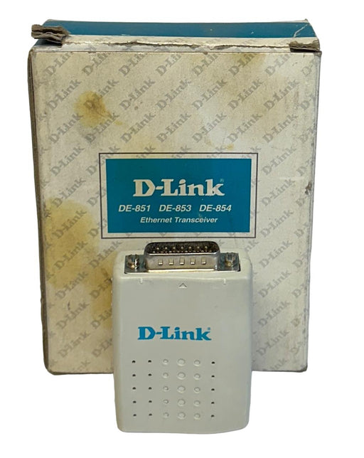 D-Link DE-853 / DE853 TWISTED-PAIR EtherNet TRANSCEIVER RJ-45 CONNECTOR USNP