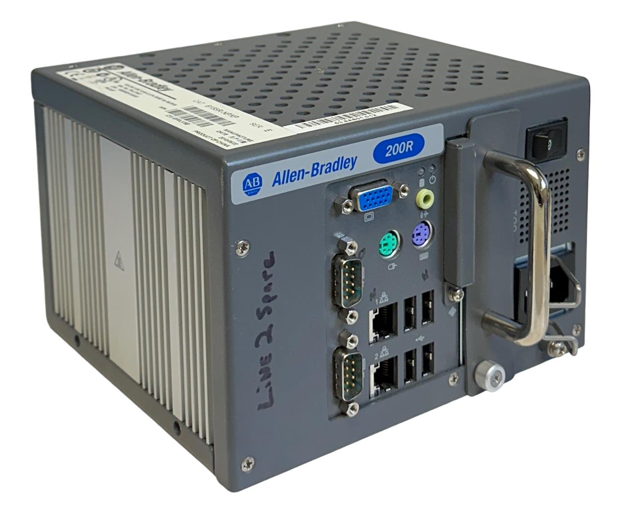 ALLEN BRADLEY 6155R-NPXP /E 200R COMPACT NON-DISPLAY INDUSTRIAL PC 100-240V USNP