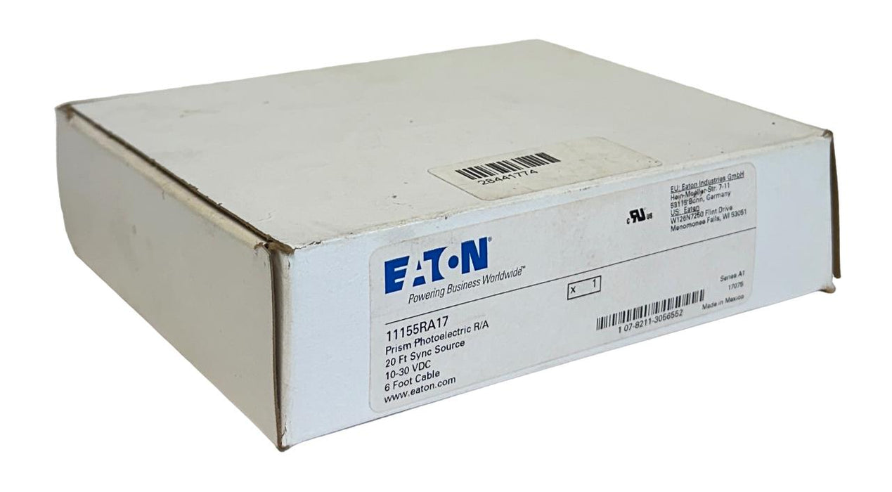EATON 11155RA17 PRISM PHOTOELECTRIC R/A 20FT SYNC SOURCE 10-30VDC 6FT CABLE NSMP