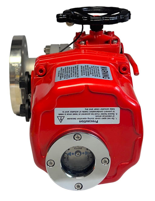 TRIAC CONTROLS WE-690 / NSA1394 ELECTRIC ACTUATOR MOUNTED TO FD9 2'' BALL NSNP