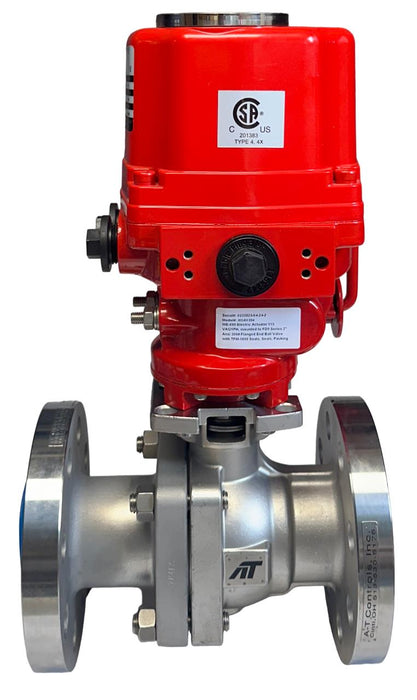 TRIAC CONTROLS WE-690 / NSA1394 ELECTRIC ACTUATOR MOUNTED TO FD9 2'' BALL NSNP