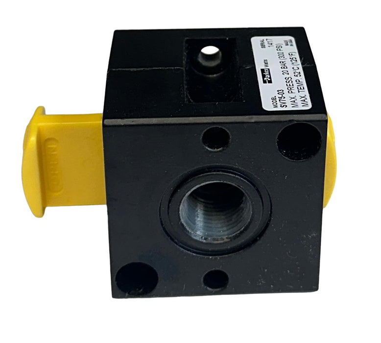 PARKER SV75-03 / SV7503 SHUT OFF VALVE 3/8'' NPT NSMP