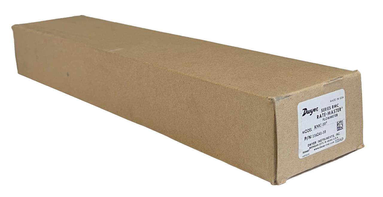 DWYER RMC-107 / 116241-10 SERIES RMC RATE-MASTER FLOW METER POLYCARBONATE NSMP