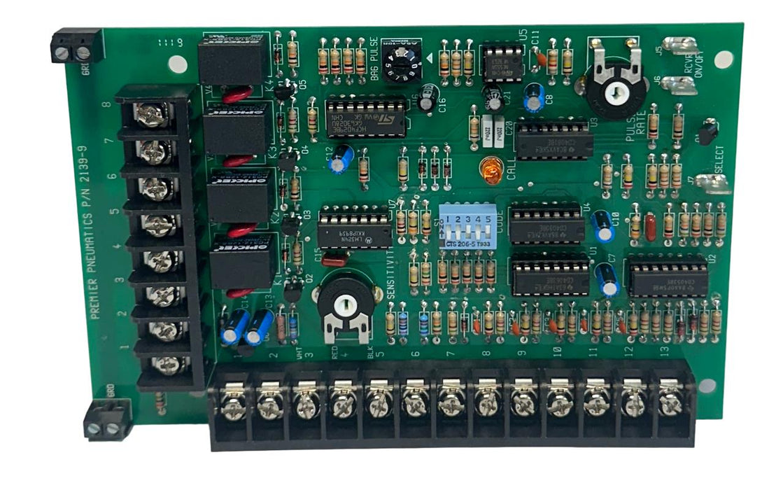 MCC PREMIER PNEUMATICS 2139-9 / 21399 / 1096-1 RECEIVER ASSEMBLY BOARD NSNP