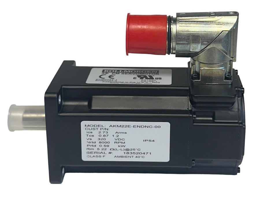 KOLLMORGEN AKM22E-ENDNC-00 AKM SERIES SERVO MOTOR AKM22EENDNC00 0.59kW NSMP