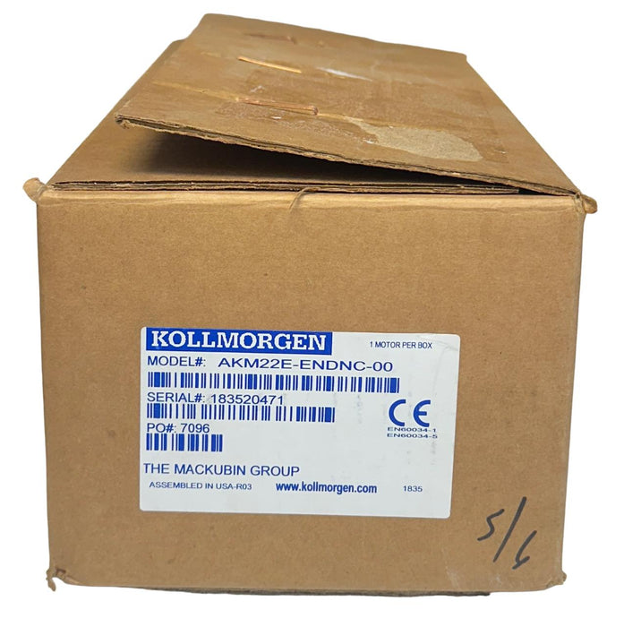 KOLLMORGEN AKM22E-ENDNC-00 AKM SERIES SERVO MOTOR AKM22EENDNC00 0.59kW NSMP