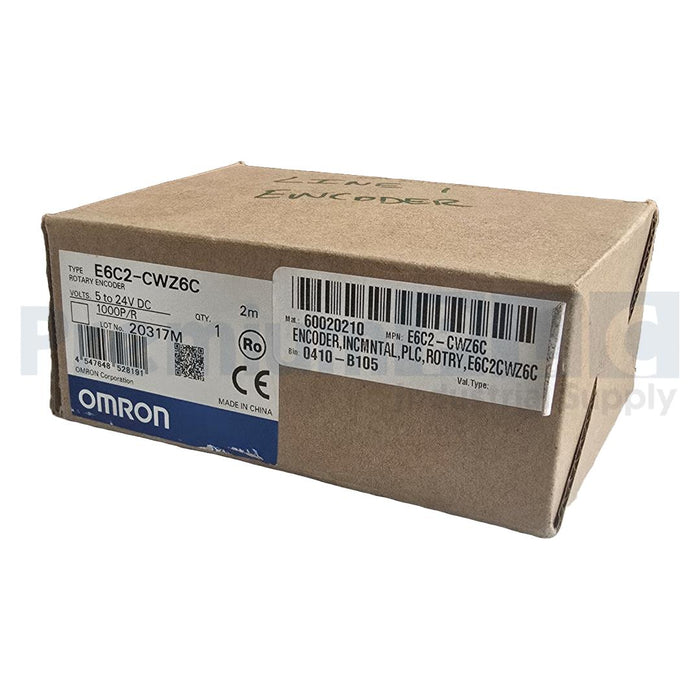 NEW OMRON E6C2-CWZ6C 1000P/R 2M ROTARY ENCODER, INCREMENTAL 5-24VDC D-50mm NSMP