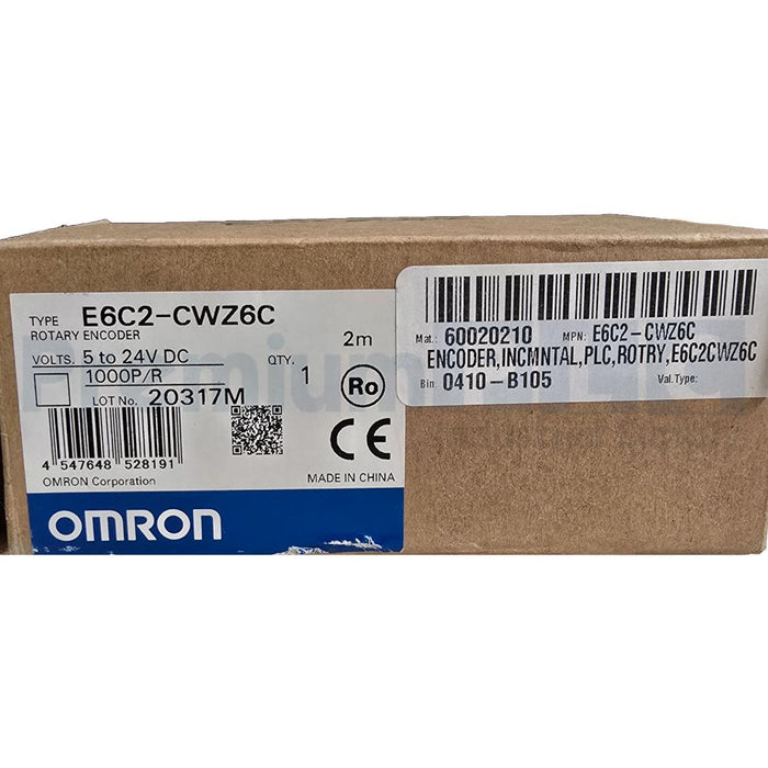 NEW OMRON E6C2-CWZ6C 1000P/R 2M ROTARY ENCODER, INCREMENTAL 5-24VDC D-50mm NSMP