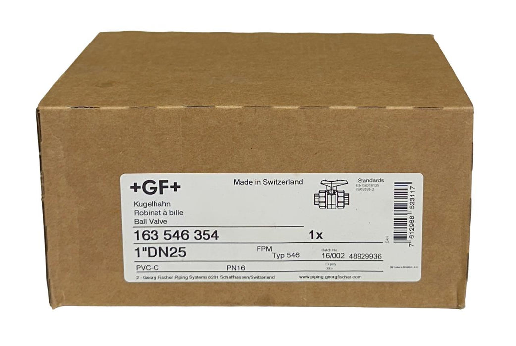 +GF+ GEORG FISCHER 163.546.354 / 163546354 MANUAL BALL VALVE 1'' TYPE 546 USMP