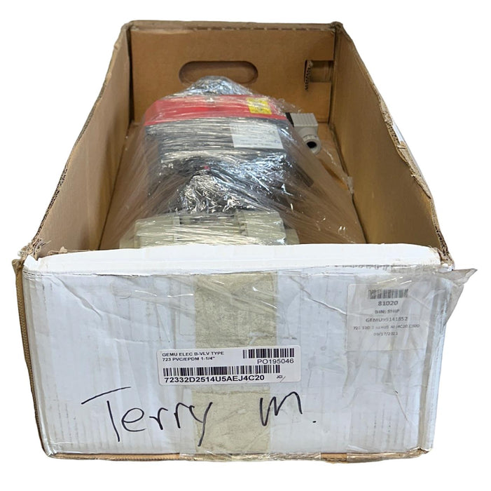 GEMU 723 32D 2 514U5 AE14C20 C920 ACTUATOR BALL VALVE J4C S20-S300 1-1/4'' NSNP