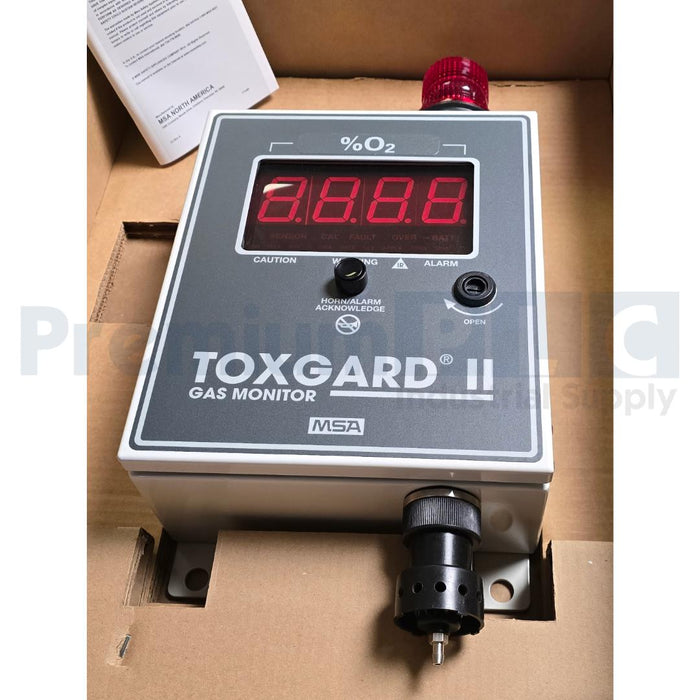 MSA TOXGARD II 0-25% O2 GAS MONITOR A-TOX-14-BM-0-1-1-0-0-0-0-0-0-0-0-0 120/220V