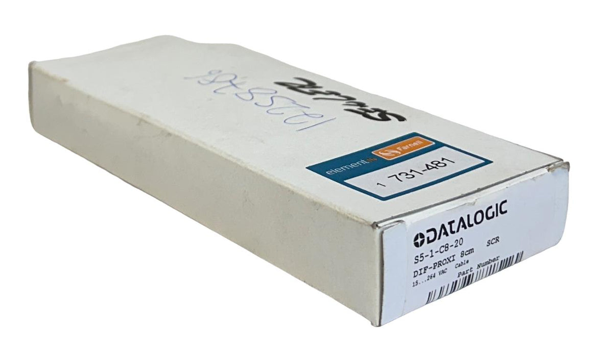 DATALOGIC S5-1-C8-20 / G5110520 PROXIMITY SENSOR S5 SERIES 15-264VAC 731481 NSMP