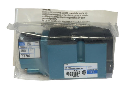MAC 82A-AA-000-TM-DAAP-1DA / 82AAA000TMDAAP1DA SOLENOID VALVE 82 SERIES NSMP