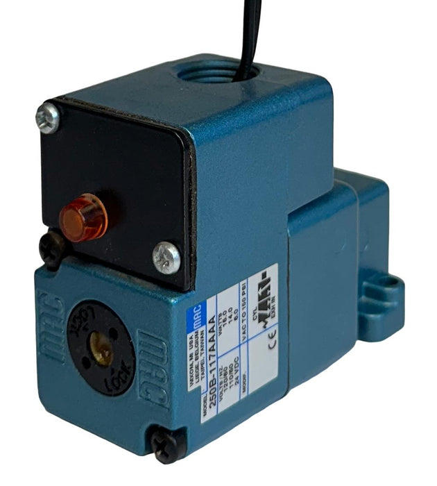 MAC 250B-117AAAA / 250B117AAAA SOLENOID VALVE 200 SERIES 110-120V 50/60Hz NSNP