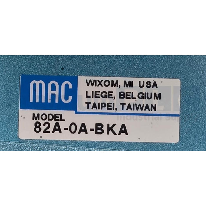 NEW MAC VALVES 82A-0A-BKA SERIES 82 SOLENOID VALVE MANIFOLD BLOCK 1/4"NPT NSMP