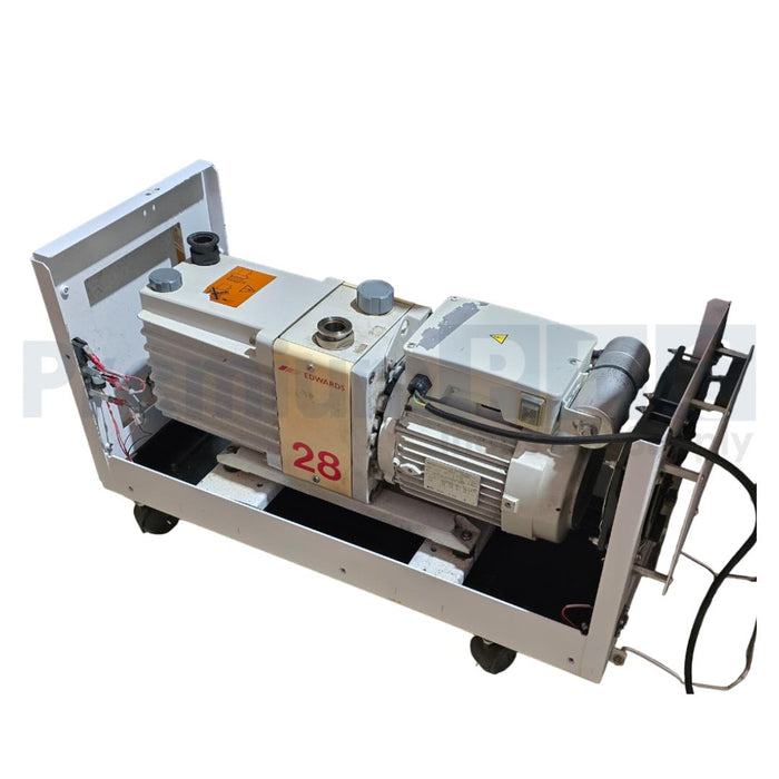 BOC EDWARDS E2M28 ROTARY VANE PUMP 115V/230V W/AGILENT G3199B QUIET COVER II