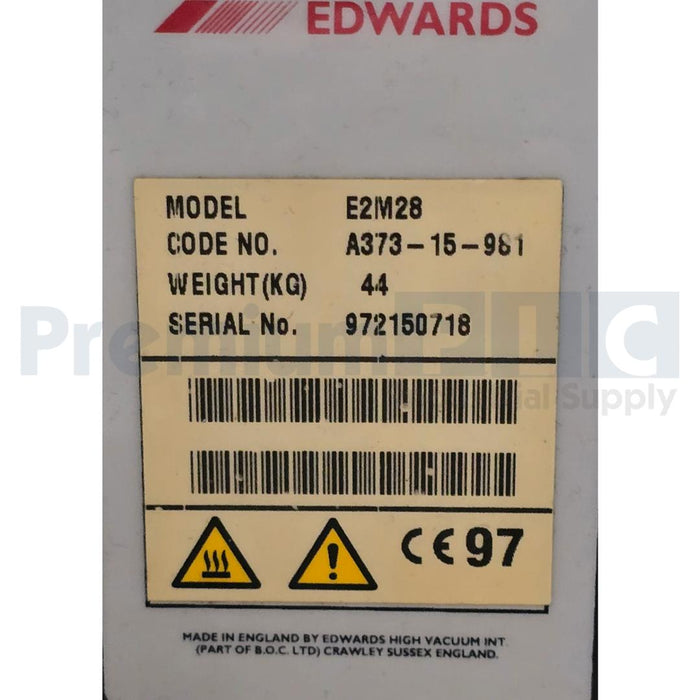 BOC EDWARDS E2M28 ROTARY VANE PUMP 115V/230V W/AGILENT G3199B QUIET COVER II