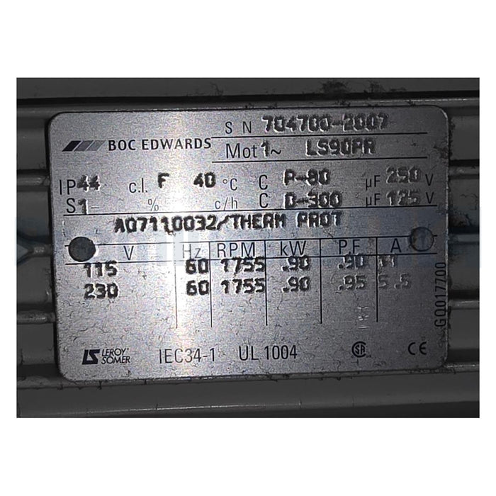 BOC EDWARDS E2M28 ROTARY VANE PUMP 115V/230V W/AGILENT G3199B QUIET COVER II