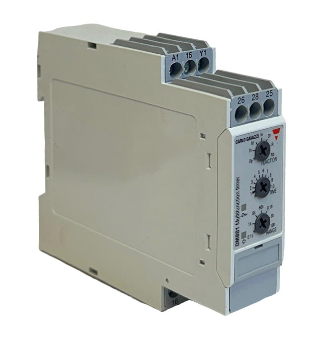 CARLO GAVAZZI DMB01DM24 MULTIFUNCTION TIMER 24-240VAC/DC 50-60Hz 1.5W NSMP
