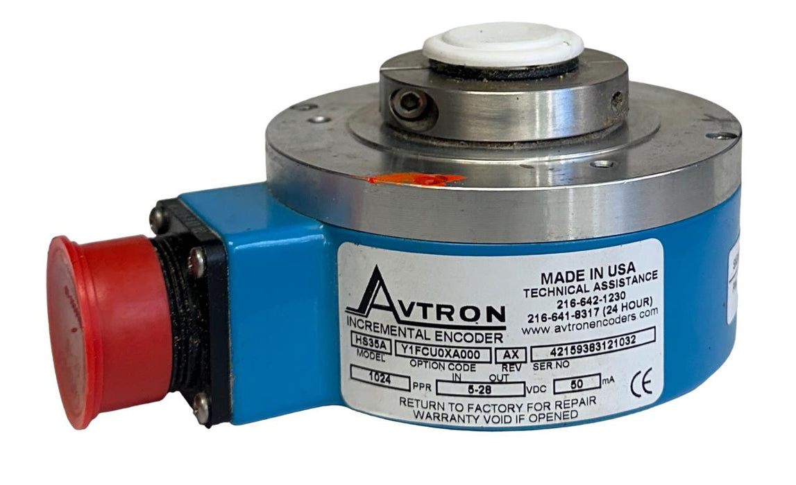 AVTRON HS35AY1FCU0XA000 MODEL HS35A INCREMENTAL ENCODER 5-28VDC 50mA USNP