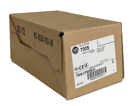 ALLEN BRADLEY 700S-CF620EJC /A BULLETIN 700S SAFETY CONTROL RELAY 6NO/2NC NSMP