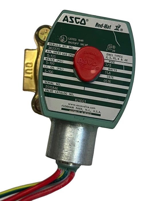 ASCO 8210G1 / 238710-006-D Red-Hat II SOLENOID VALVE 24VDC 8210G1-24/DC NSNP