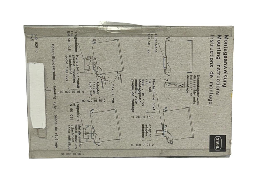 STAHL 9004/00-200-050-001 / 900400200050001 INTRINSPAK SAFETY BARRIER NSMP