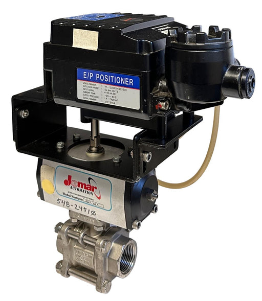 JOMAR AUTOMATION YT-1000RDm532S00 / AD-40 E/P POSITIONER / ACTUATOR 4-20mA NSNP