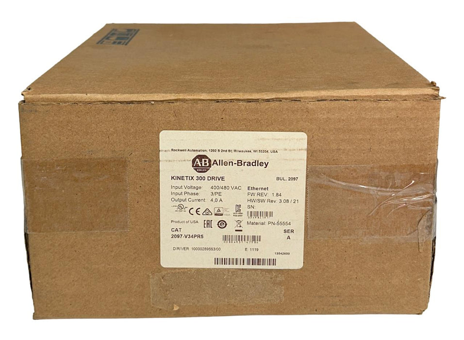 ALLEN BRADLEY 2097-V34PR5 /A Kinetix 300 INDEX SERVO EtherNet/IP 2097V34PR5 NSMP