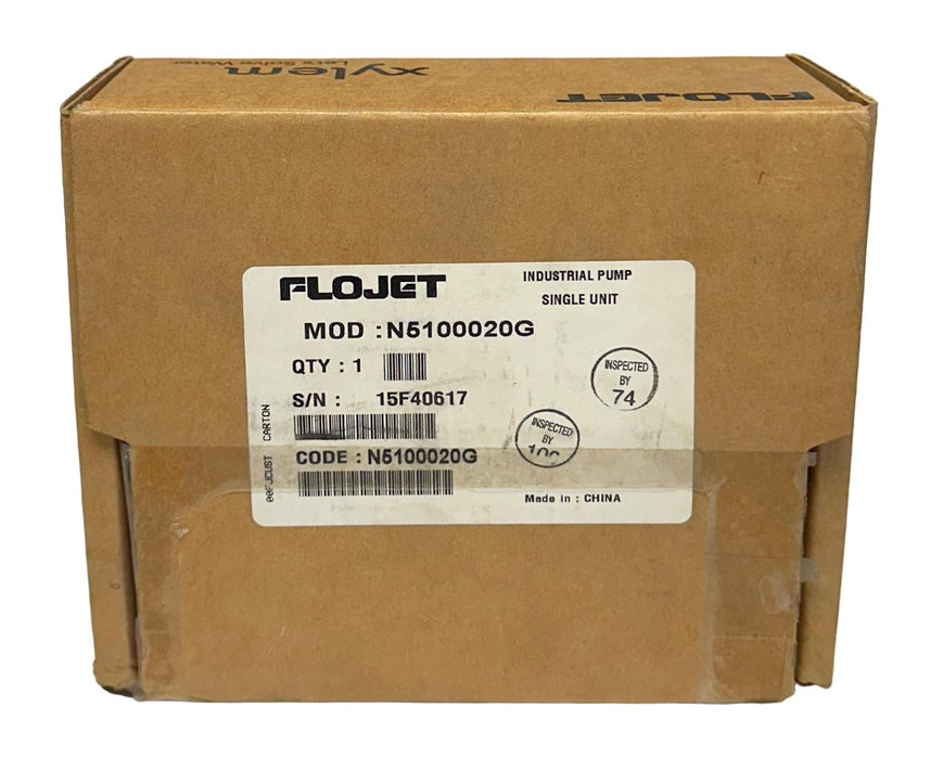 XYLEM FLOJET N5100-020 / N5100020G INDUSTRIAL PUMP 20-80PSI CO2 OR DRY AIR NSMP