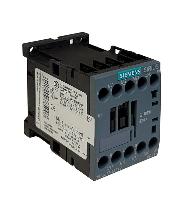 3 SIEMENS 3RT2017-1BB42 / 3RT20171BB42 SIRIUS CONTACTORS 24VDC 5.5kW/400V NSMP