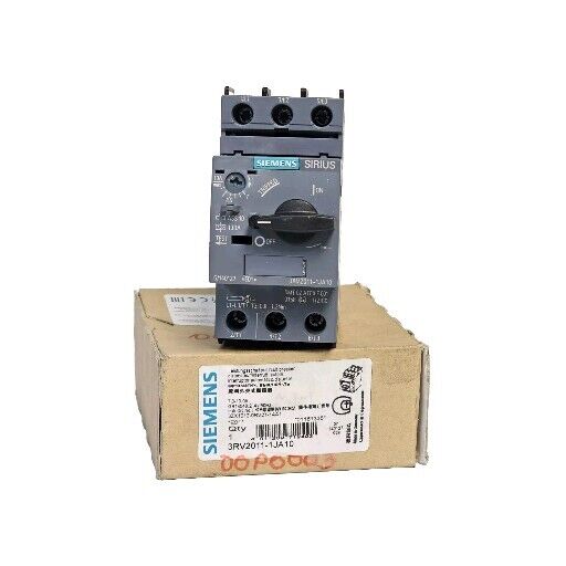 NIB SIEMENS 3RV2011-1JA10 MOTOR STARTER/PROTECTION 3RV20111JA10