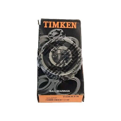 LOT OF 2 NIB TIMKEN 304PP RADIAL/DEEP GROOVE BALL BEARINGS