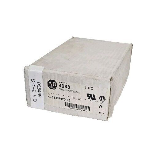 NIB ALLEN BRADLEY 4983-PF120-05 PANEL MOUNT FILTER 4983PF12005 SER. A