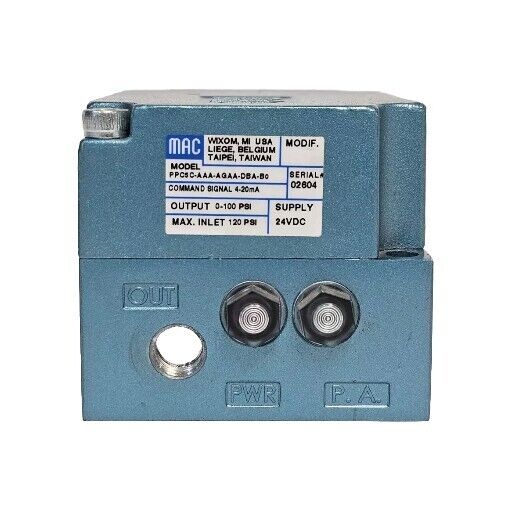 MAC PPC5C-AAA-AGAA-DBA-B0 / PPC5C-AAA-AGAA-DBA-BO ANALOG PROPORTIONAL VALVE NSNP