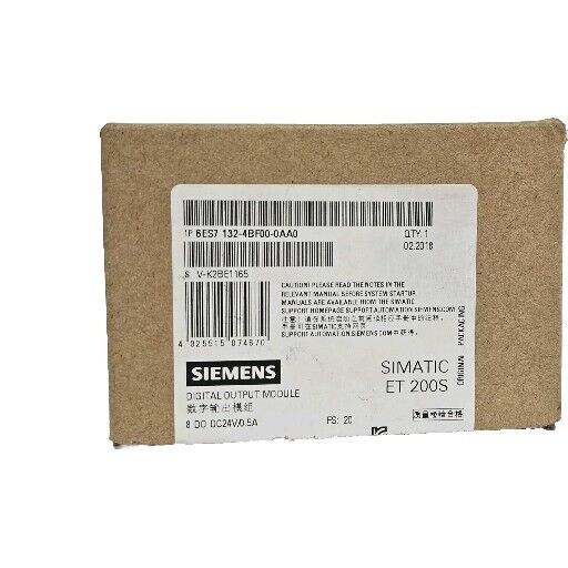 NIB SIEMENS 6ES7132-4BF00-0AA0 DIGITAL OUTPUT MODULE 6ES71324BF000AA0