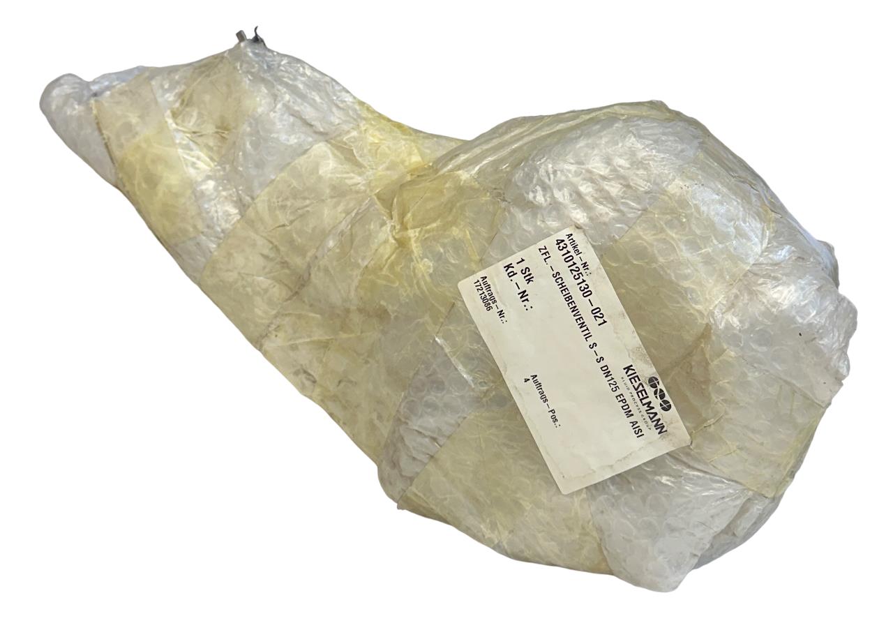 KIESELMANN 4310125130-021 / 4310125130021 FLANGED BUTTERFLY VALVE DN125 SS NSNP