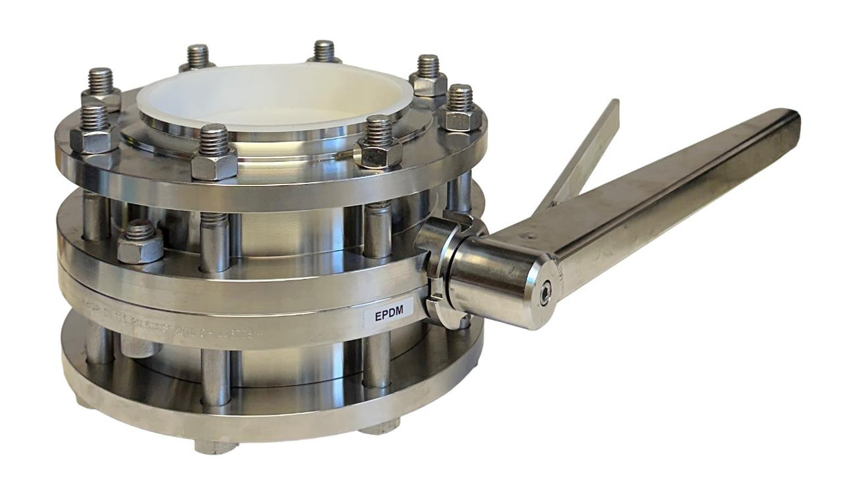 KIESELMANN 4310125130-021 / 4310125130021 FLANGED BUTTERFLY VALVE DN125 SS NSNP