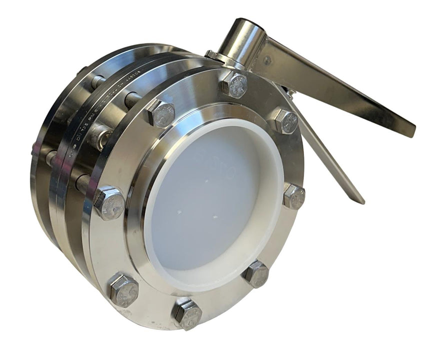 KIESELMANN 4310125130-021 / 4310125130021 FLANGED BUTTERFLY VALVE DN125 SS NSNP