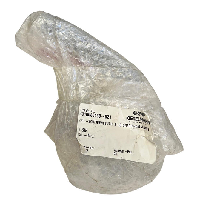 KIESELMANN 4310080130-021 / 4310080130021 FLANGED BUTTERFLY VALVE 3'' SS NSNP