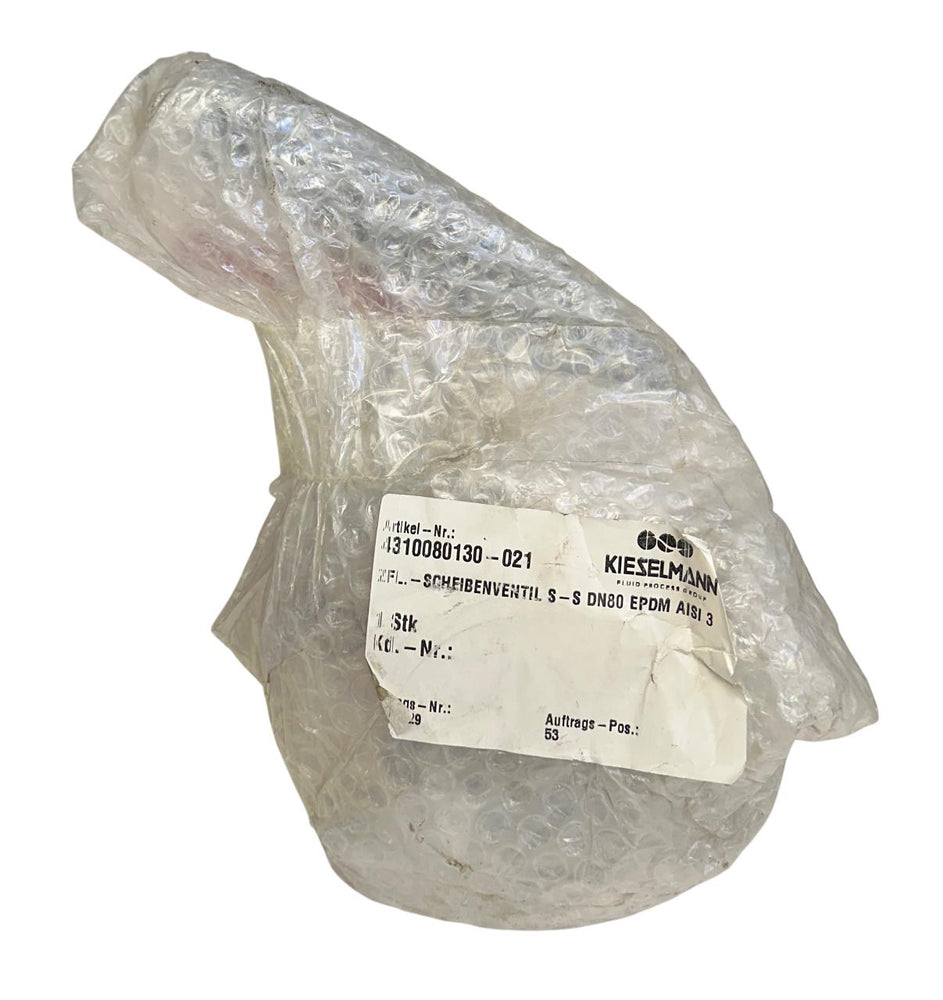 KIESELMANN 4310080130-021 / 4310080130021 FLANGED BUTTERFLY VALVE 3'' SS NSNP
