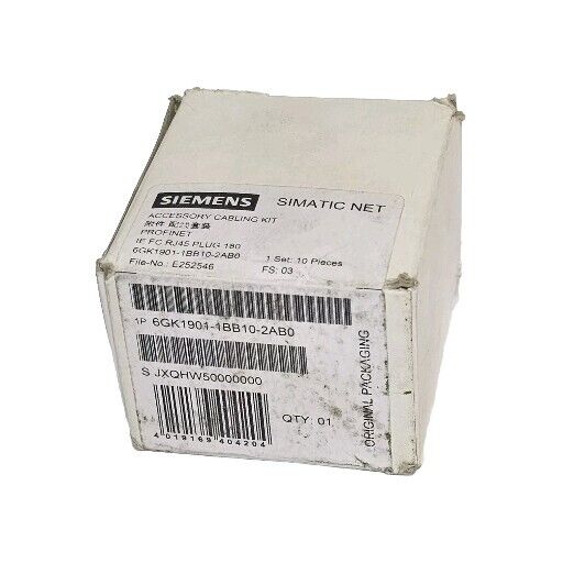 BOX OF 10 NEW SIEMENS 6GK1901-1BB10-2AB0 ACCESSORY CABLING KIT PROFINET