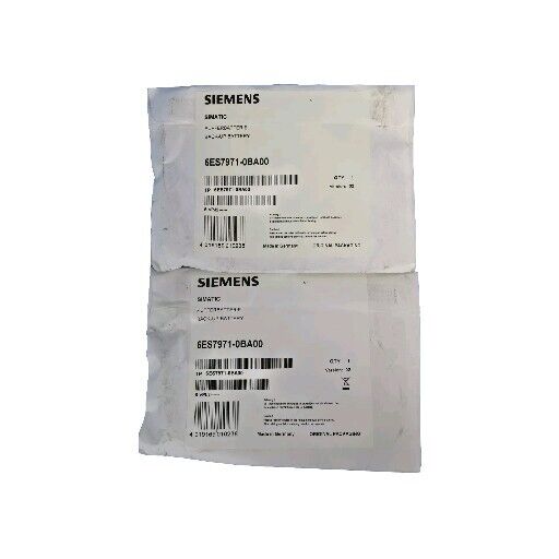 LOT OF 2 NEW SIEMENS 6ES7971-0BA00 BACK-UP BATTERIES 6ES79710BA00