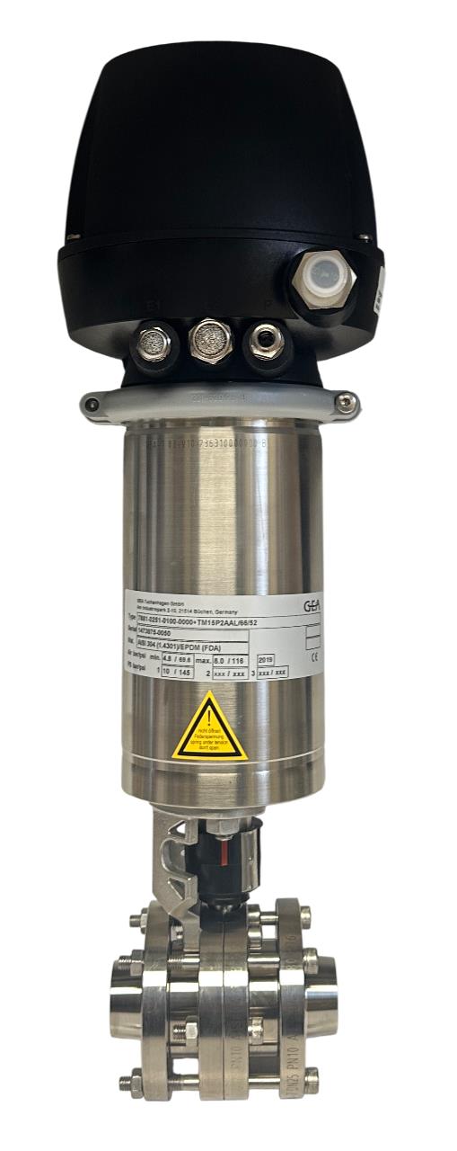 GEA 7881-0251-0100-0000+TM15P2AAL/66/52 BUTTERFLY VALVE ASSEMBLY 1'' 170mA NSNP