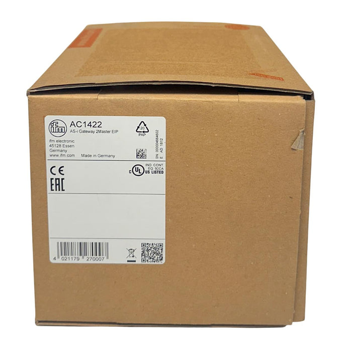 IFM AC1422 / AS-i GATEWAY 2MASTER EIP EtherNet/IP GATEWAY DISPLAY 18-32VDC NSMP