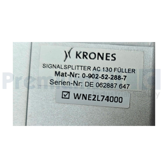 SIEMENS KRONES 0-902-52-288-7 SIGNAL SPLITTER FOR AC 130 FILLER 0902522887 NSMP