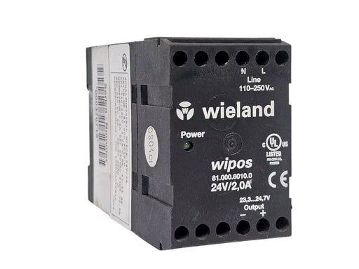 WIELAND 81.000.6010.0 POWER SUPPLY 2 AMP 24V