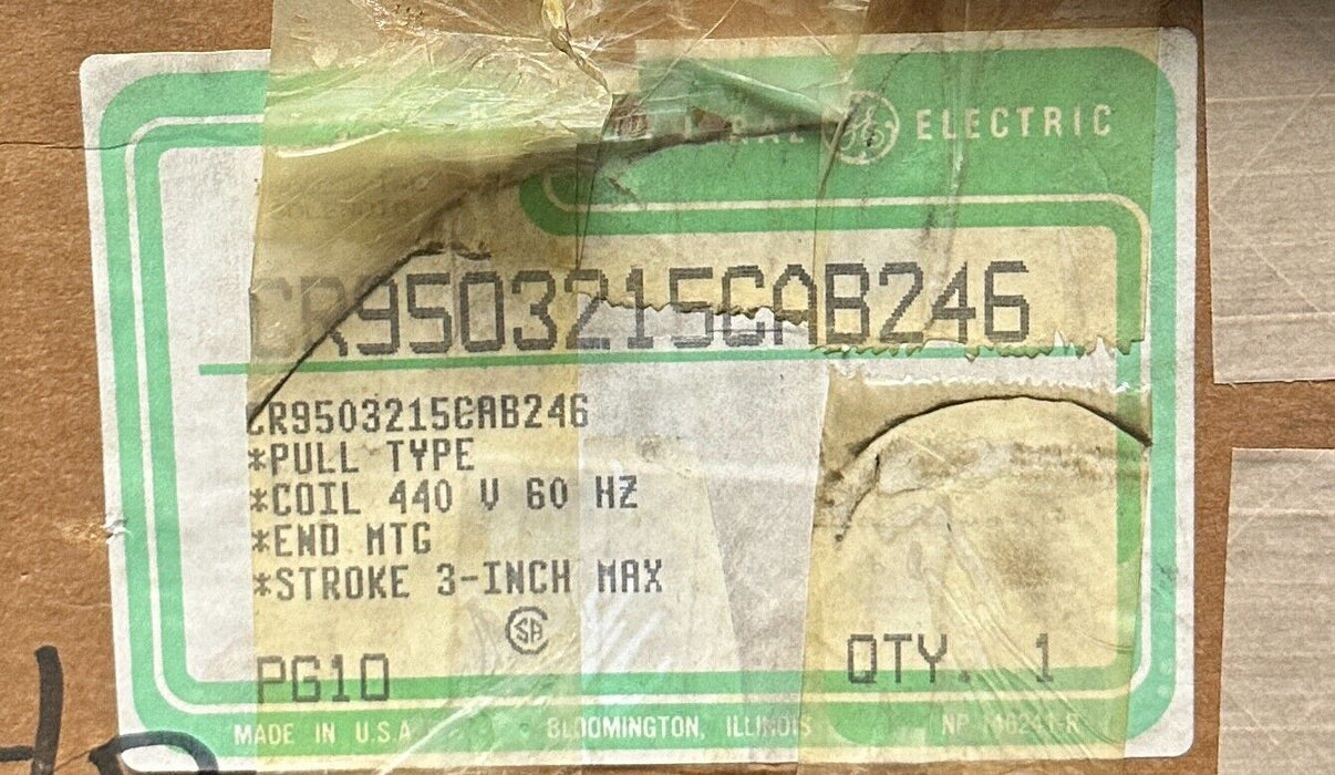 GENERAL ELECTRIC CR9503215CAB246 INDUSTRIAL SOLENOID PULL-TYPE 440V COIL NSMP