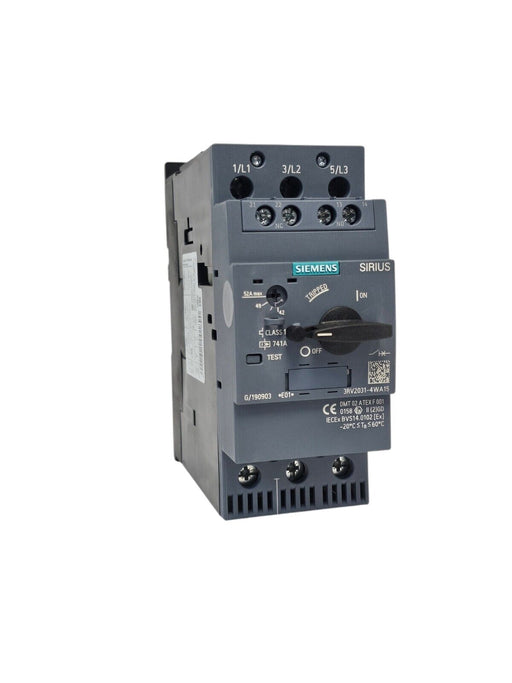 NIB SIEMENS 3RV2031-4WA15 CIRCUIT BREAKER 42-52A 3RV20314WA15