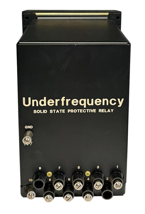BASLER BE1-81 / BE1-81-T1E-E1C-A0N1F / 9106400 UNDERFREQUENCY SS RELAY DAMAGED